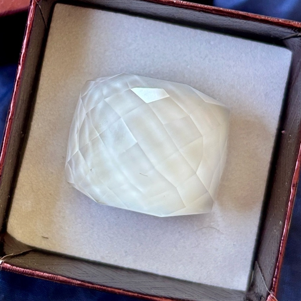 Swarovski Nirvana Ring Large Crystal Cocktail Whi… - image 3